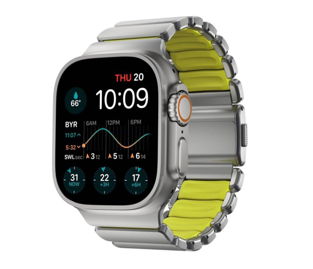 Nomad Stratos Band FKM Apple Watch 45/46/49mm natural titani - 1418398 - zdjęcie